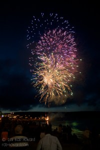Colourful fireworks